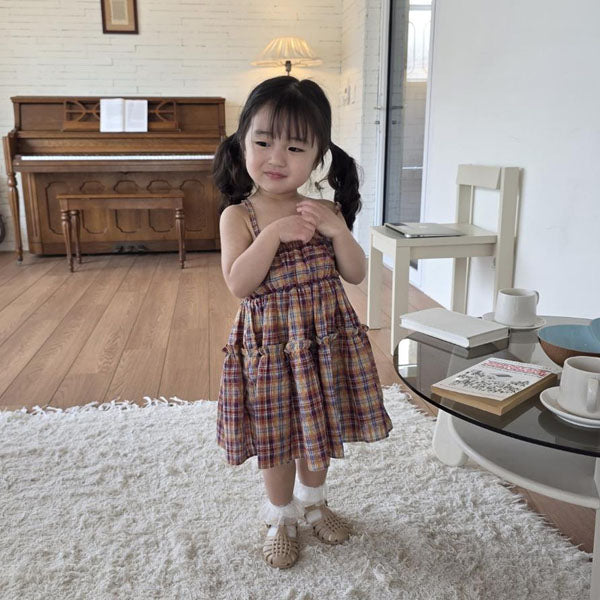 Bouncy Jumper Skirt Korean toddler skirt in violet made in Korea