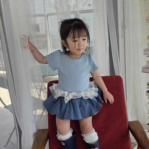 Victory Tee Korean toddler t-shirt in white made in Korea