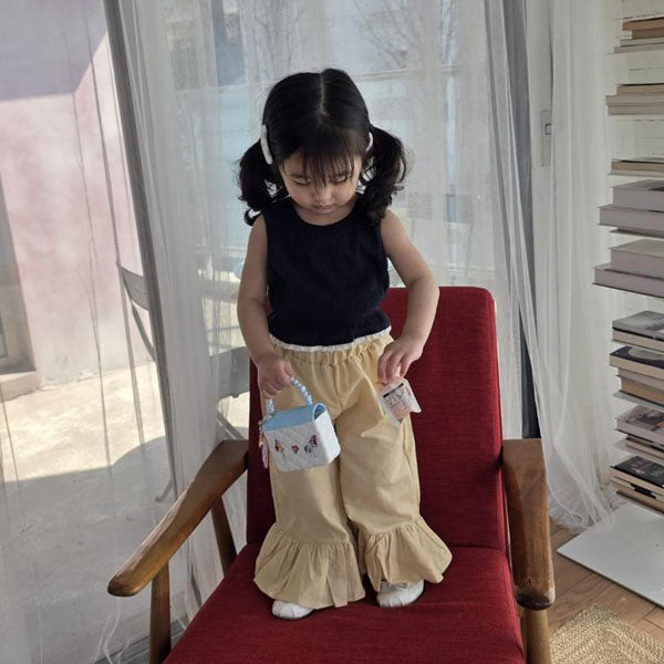 Swing Pants Korean toddler pants in beige made in Korea