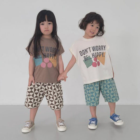 Triangle Pants Korean toddler pants in brown made in Korea