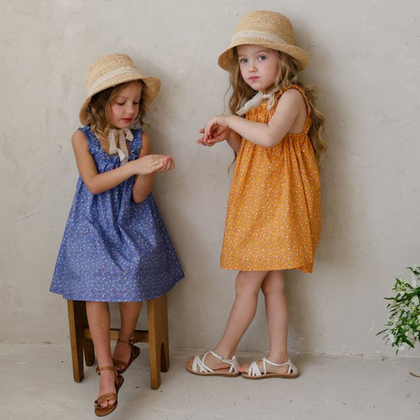 Gemma Dress Korean toddler dress in pink made in Korea