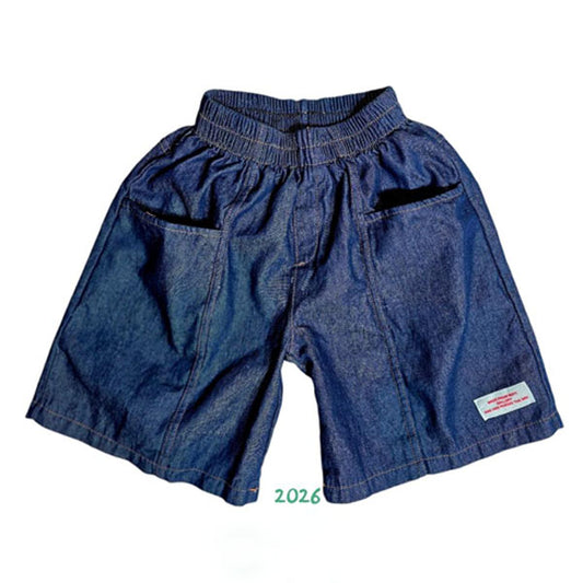 Two You 5-Length Denim Pants Korean toddler pants in blue denim made in Korea