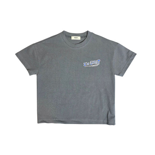 Great Tee Korean toddler t-shirt in dark gray made in Korea