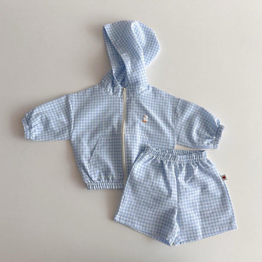 Wappen Windbreaker Set Korean infant set in dot made in Korea