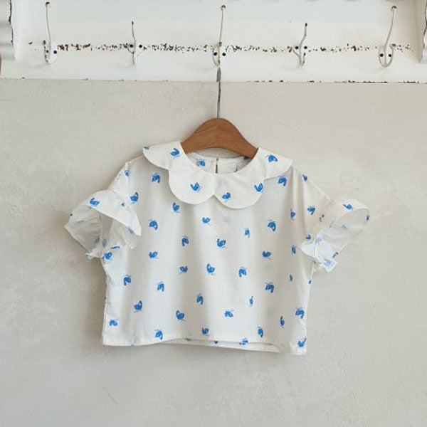 Etoile Blouse Korean toddler blouse in one color made in Korea
