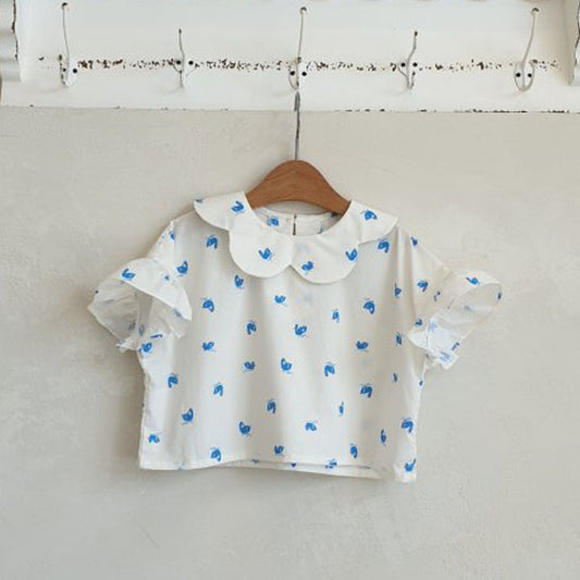 Etoile Blouse Korean toddler blouse in one color made in Korea