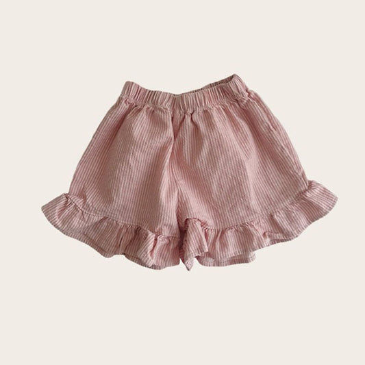 Ruffle Shorts Korean infant shorts in pink made in Korea