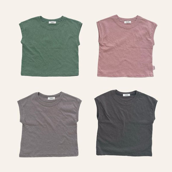 Cozy Tank Top Korean infant tank top in green made in Korea