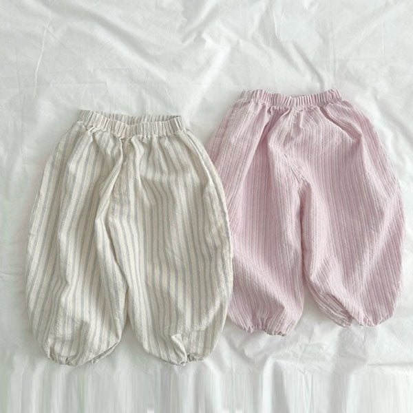Stripe Bloomer Korean infant bloomer in sky blue made in Korea