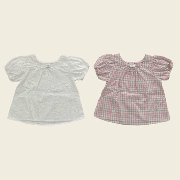 Marang Blouse Korean infant blouse in ivory made in Korea