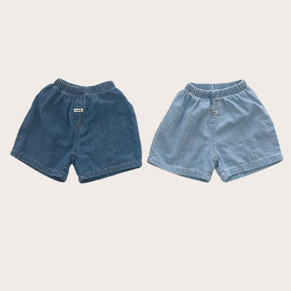 Yogurt Denim Pants Korean toddler pants in light denim made in Korea