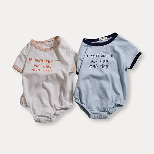 If You Baby Bodysuit Korean infant bodysuit in ivory made in Korea