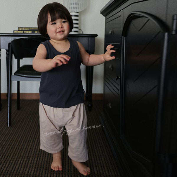 Summer Maru Pants Korean infant pants in dream beige made in Korea