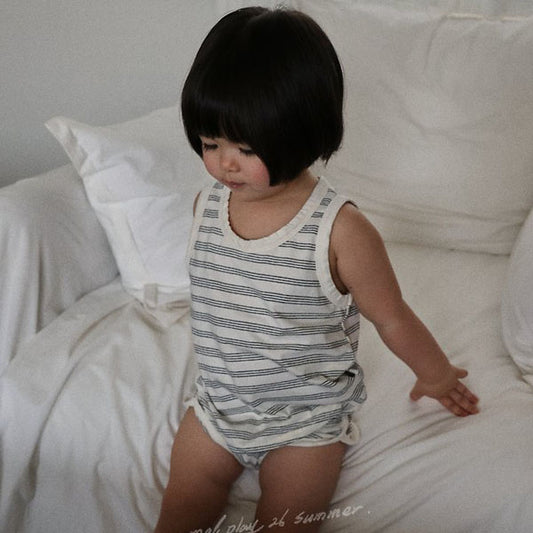 Chocolate 3-Length Pants Korean infant pants in ivory made in Korea