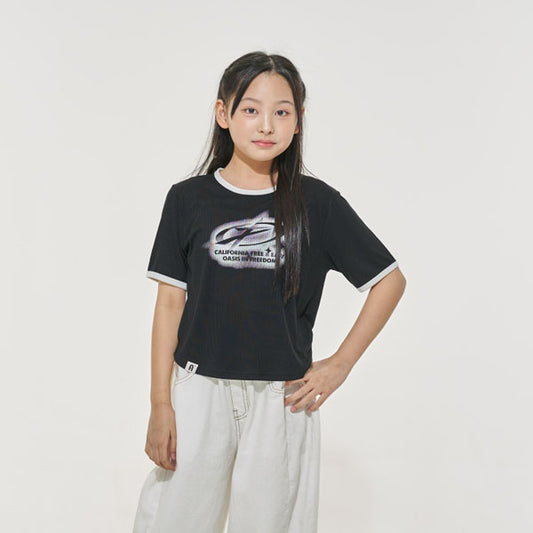 Mont Blanc Tee Korean juniors t-shirt in white made in Korea