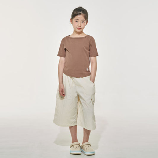 Crisp Shorts Korean juniors shorts in cream made in Korea