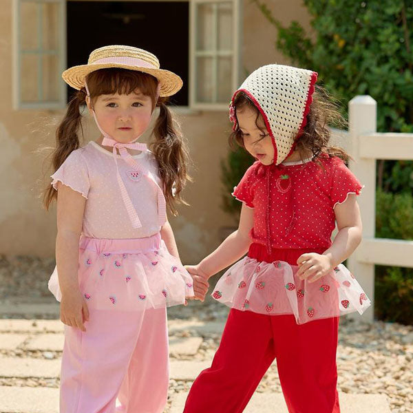 Cherry Coke Tee Korean toddler t-shirt in red made in Korea