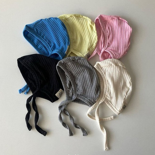 Sweet Bonnet Korean infant accessory in black made in Korea