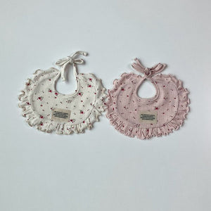 Floral Eyelet Bib
