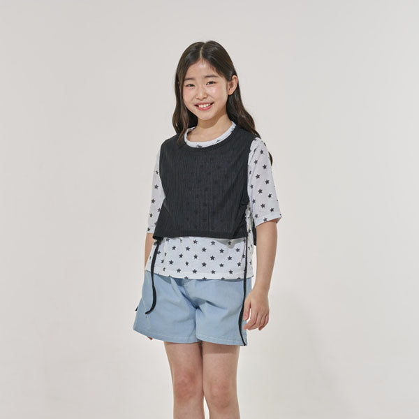 Style Layered Set Korean juniors set in white made in Korea