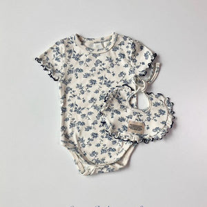 Flower Short Sleeve Bodysuit