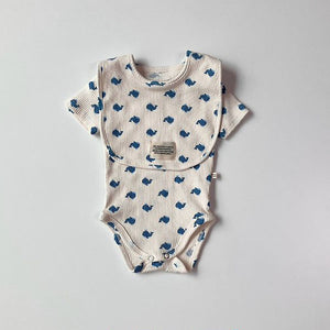 Blue Whale Short Sleeve Bodysuit