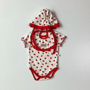 Eyelet Strawberry Bonnet