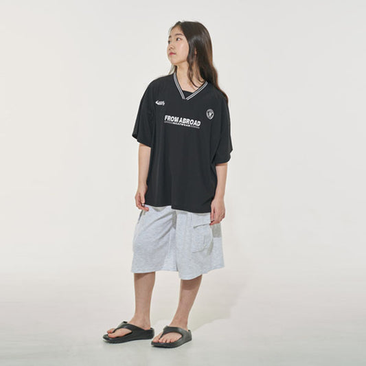 Cargo Shorts Korean juniors shorts in light heather made in Korea