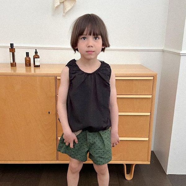 Mary Blouse Korean toddler blouse in ivory made in Korea