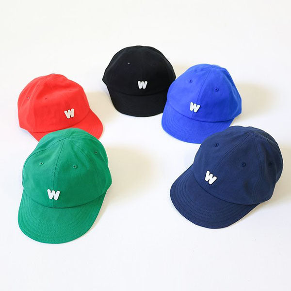 Mini Logo Cap Korean kids accessory in red made in Korea