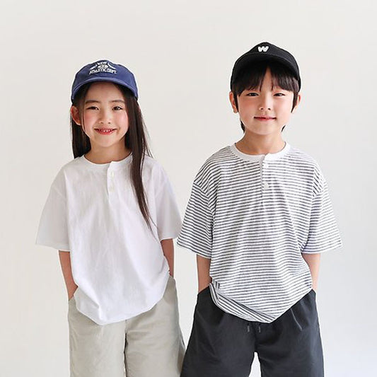 Vicky Henley Tee Korean toddler t-shirt in ivory made in Korea