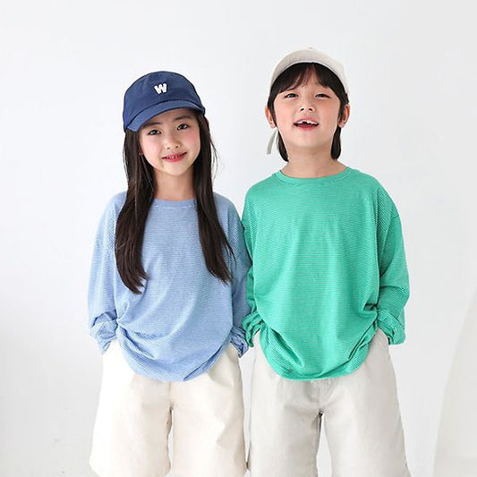 Swimming Tee Korean toddler t-shirt in green made in Korea