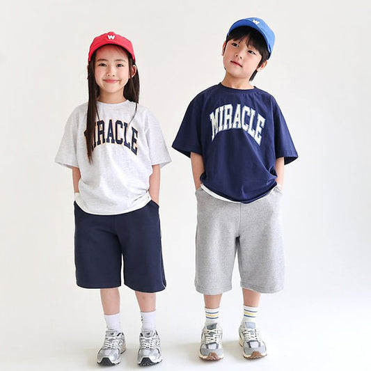 Street Line Training Set Korean toddler set in heather made in Korea