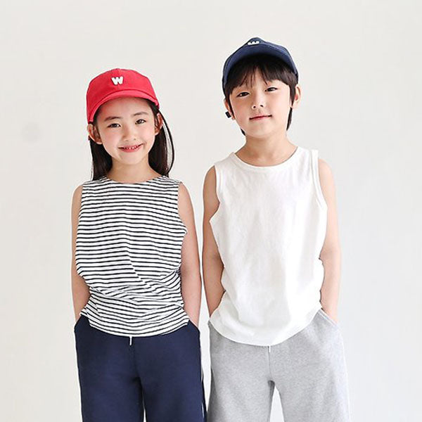 Inner Tank Top Korean toddler tank top in ivory made in Korea