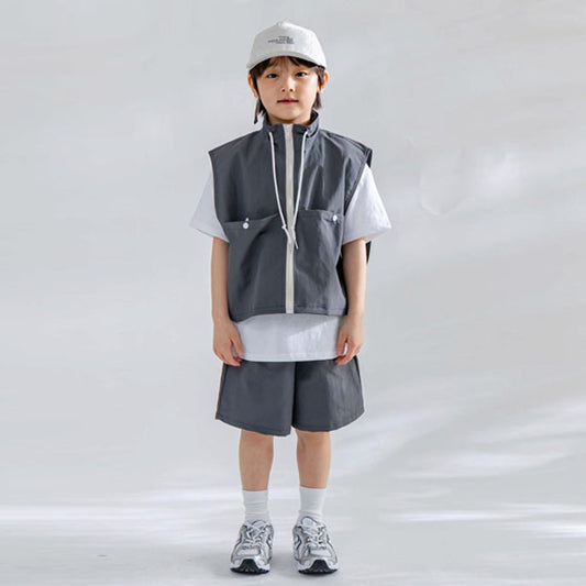 Point Short Pocket Shorts Korean toddler shorts in teal made in Korea
