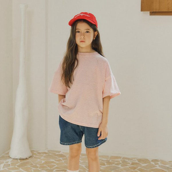 Sweet Tee Korean toddler t-shirt in red made in Korea