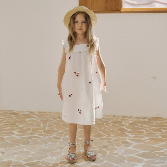 Alley Dress - Embroidery Korean toddler dress in embroidery made in Korea