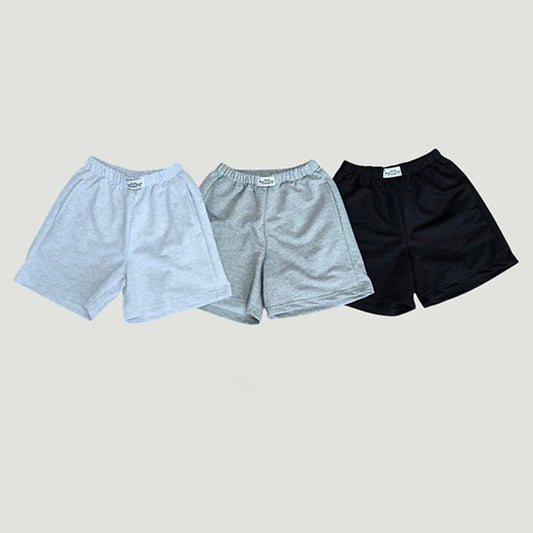 Comfortable Shorts Korean toddler shorts in white melange made in Korea