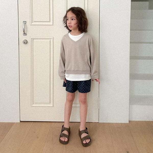 Polka Dot Shorts Korean toddler shorts in beige made in Korea
