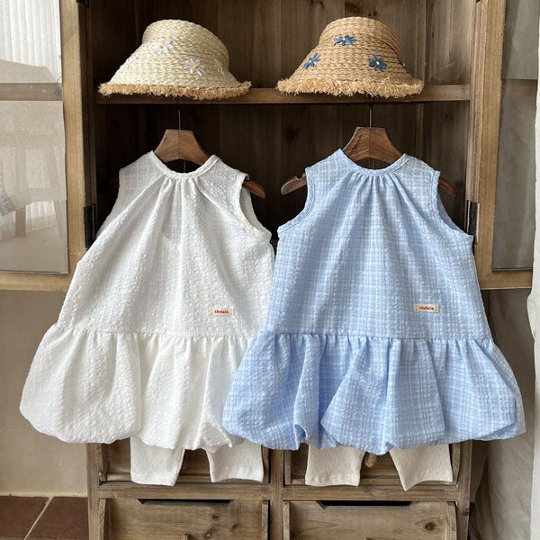 Balloon Dress Korean toddler dress in ivory made in Korea