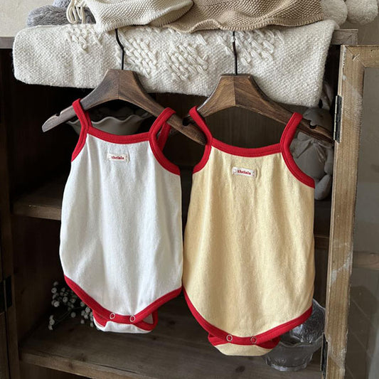 Bottle Bodysuit Korean infant bodysuit in ivory made in Korea