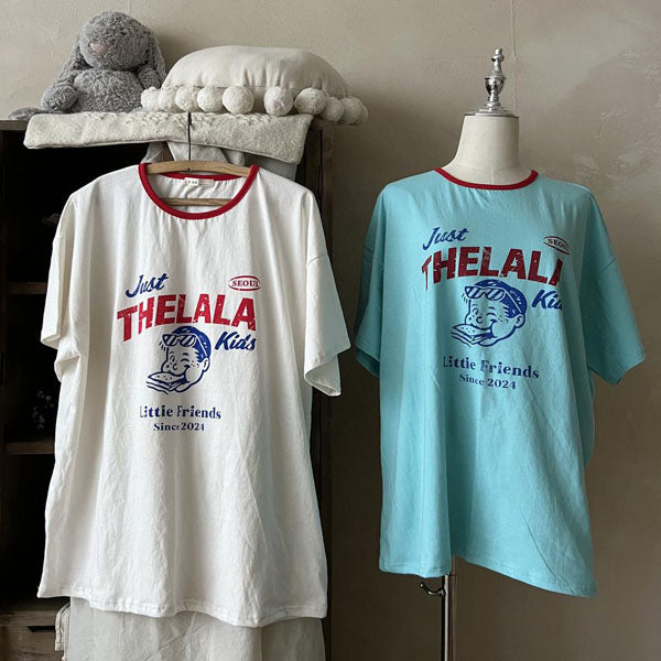 Big Moi Tee Korean kids t-shirt in white made in Korea