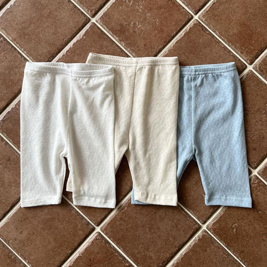 Baekseolgi Leggings Korean toddler pants in ivory made in Korea
