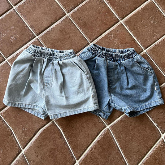 Tungine Denim Pants Korean toddler pants in light denim made in Korea