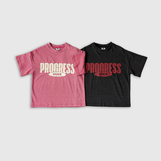 Progress Pigment Short Sleeve Tee Korean toddler t-shirt in indie pink made in Korea