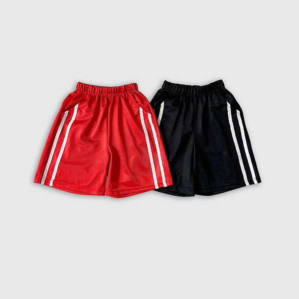 Tape Montauk 6-Length Pants Korean toddler pants in red made in Korea