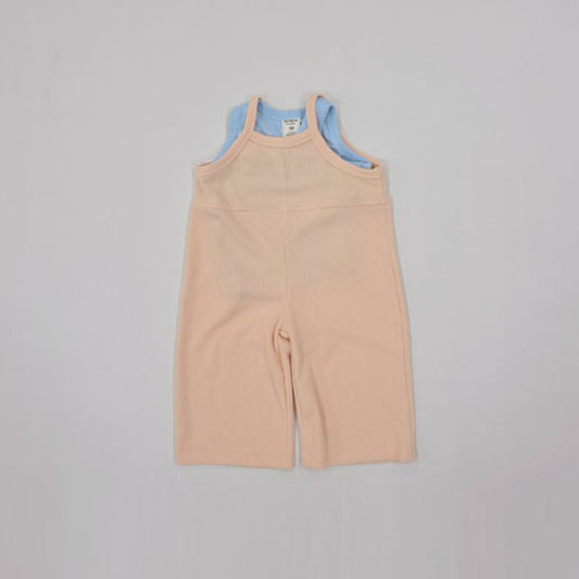 Cool Jumpsuit Korean toddler jumpsuit in apricot made in Korea