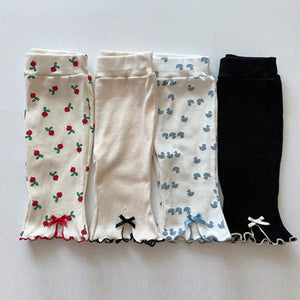 Ribbed Ribbon Pants