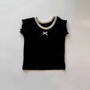 Ribbed Ribbon Tee