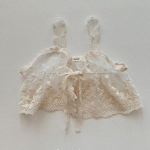 Lace Open Bustier